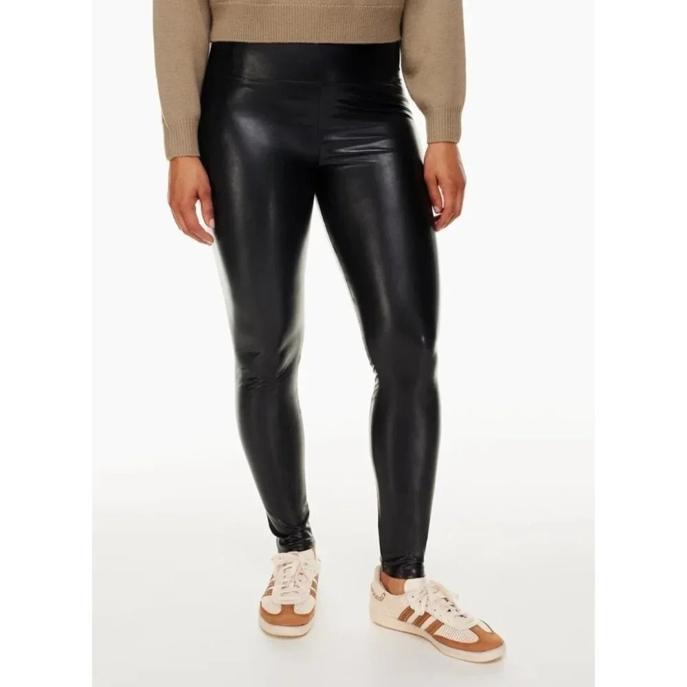 Wilfred Free Daria Pant High-waisted Vegan Leather Leggings-sz Small